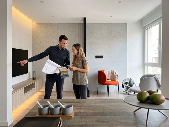 Gane luz y amplitud en el salón con nuestro diseño y reforma de salones en Madrid