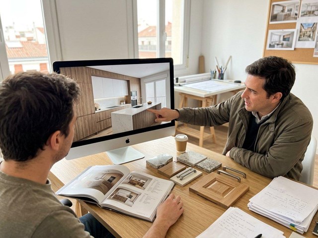 Proyecto y presentación 3D en Madrid: vea su cocina terminada antes de empezar la obra